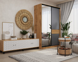 Шкаф-купе SLIM 2 двери BS15-6.ZD