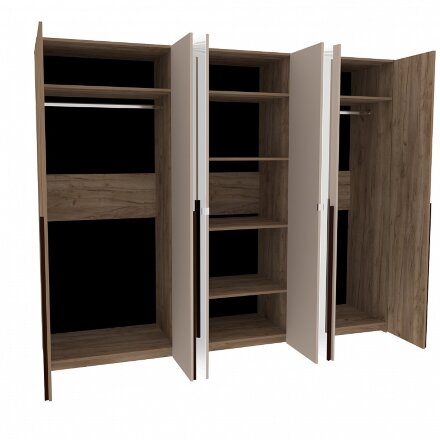 Шкаф 6-створчатый Кара 